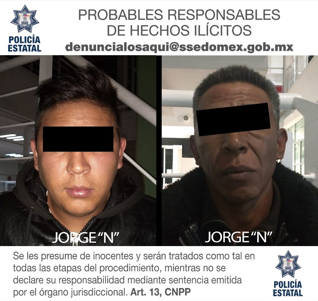 
 Detienen a dos sujetos posiblemente relacionados en robo de autopartes en Ecatepec