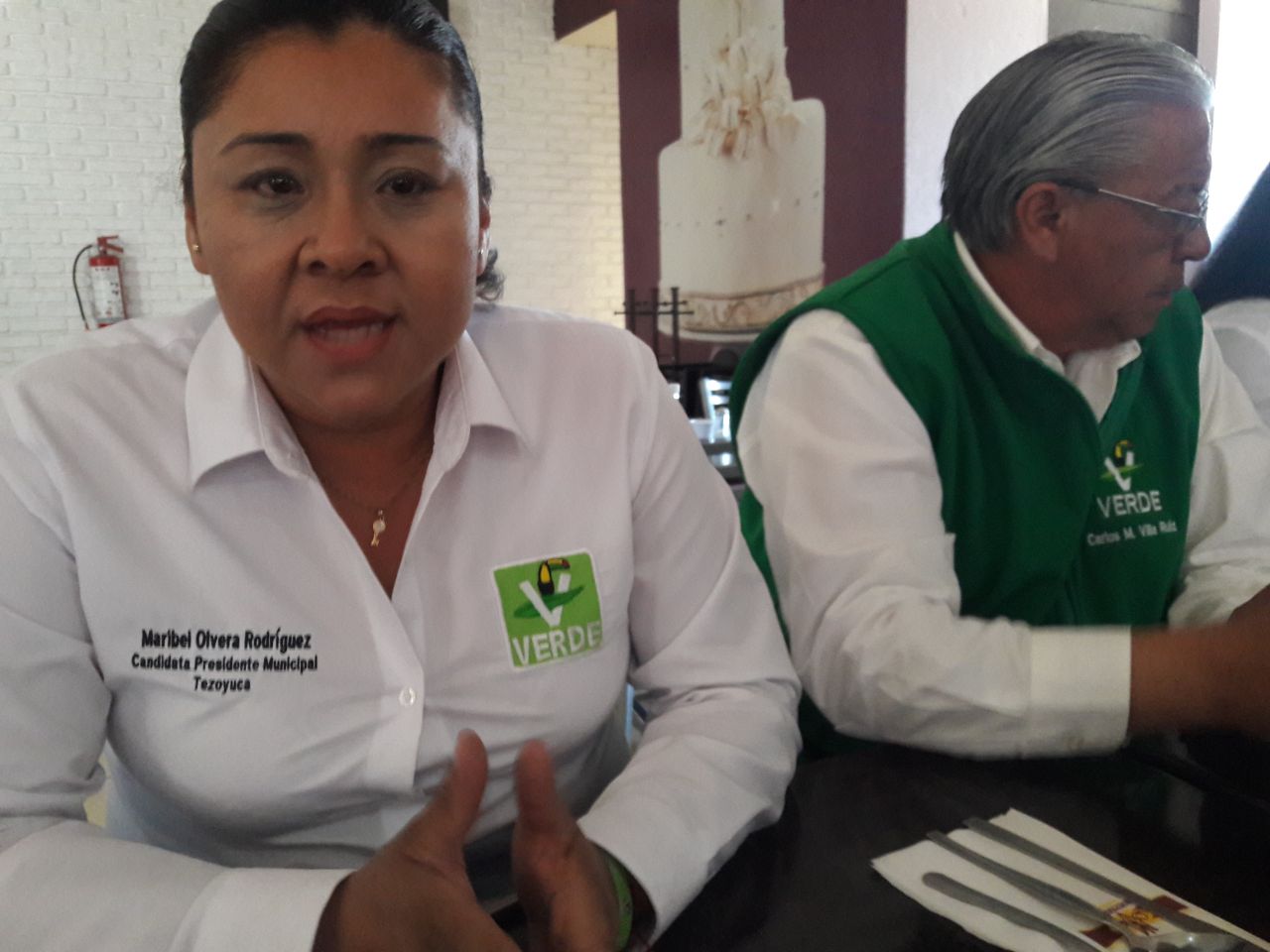 ’La gente en Tezoyuca quiere un cambio real’, Maribel Olvera