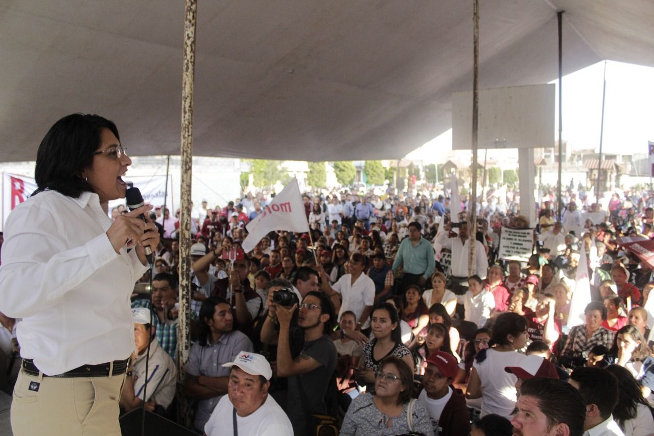Más de veinte mil texcocanos se han reunido con los candidatos de MORENA