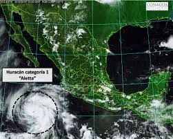 Aletta ya es huracán categoría 2
