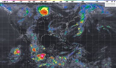 Para Jalisco, Colima, Michoacán y Guerrero se pronostican tormentas muy fuertes