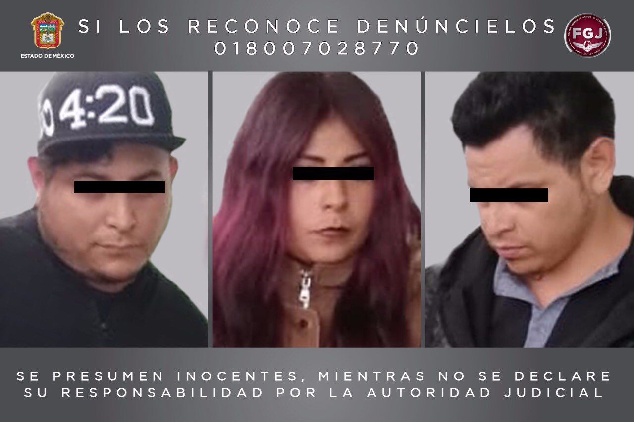 Detienen a tres por narcomenudeo en plaza comercial de Texcoco 