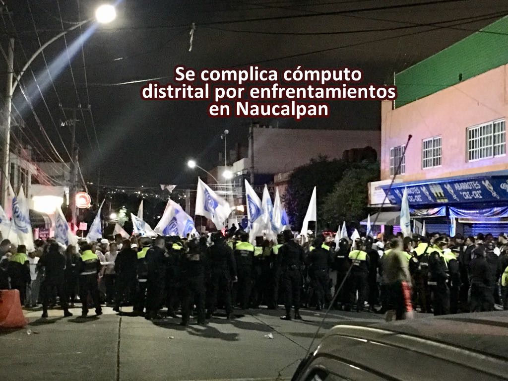 Continúa sesión de cómputo de elección en Naucalpan

