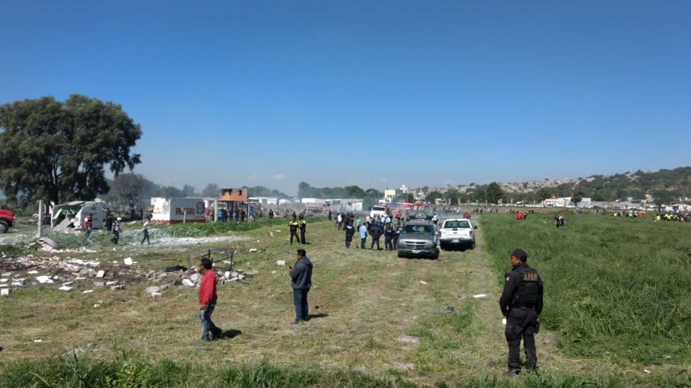 Explosión en Tultepec deja cuatro muertos