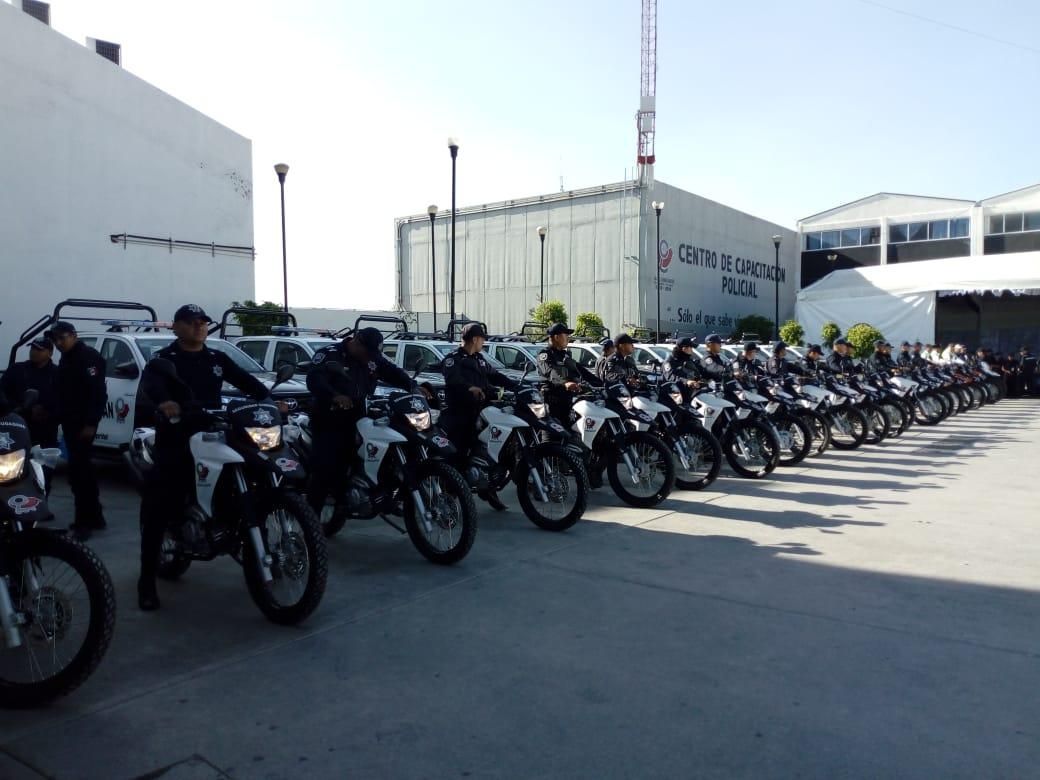 

Policía de Chimalhuacán refuerza equipo de motociclistas relámpagos