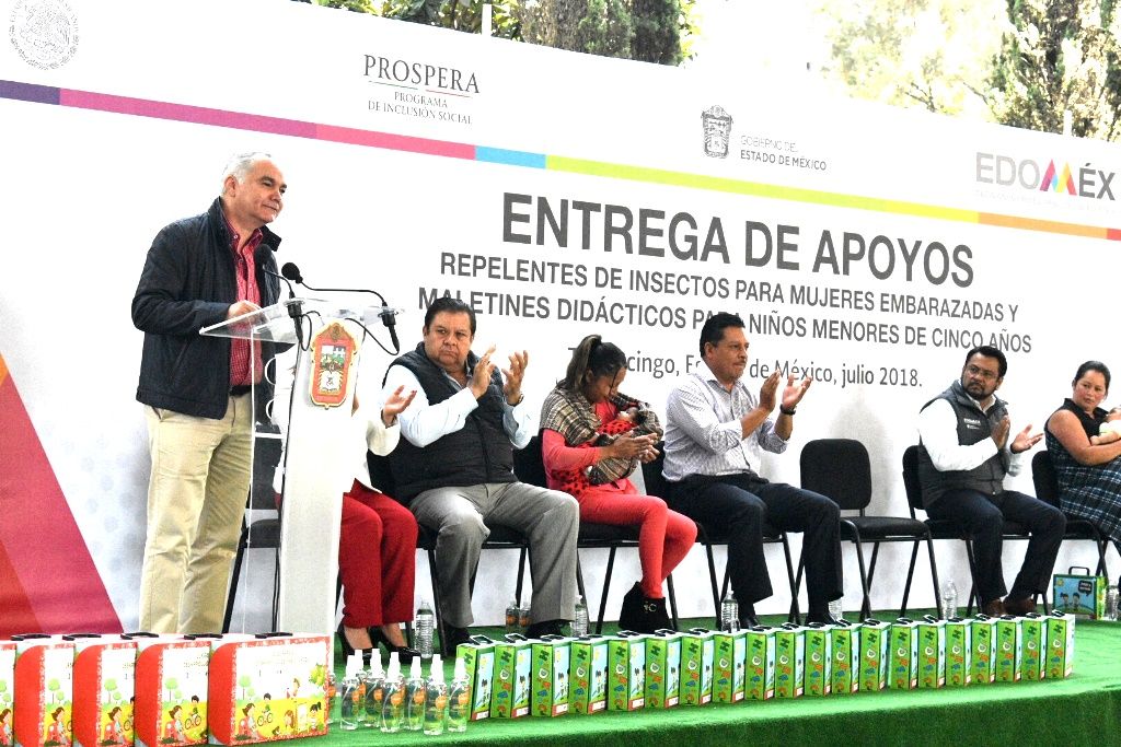 Entregan apoyos en favor de la salud de niños y mujeres embarazadas