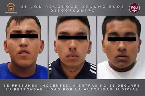 Caen tres por robo de vehículo en Tecámac 
