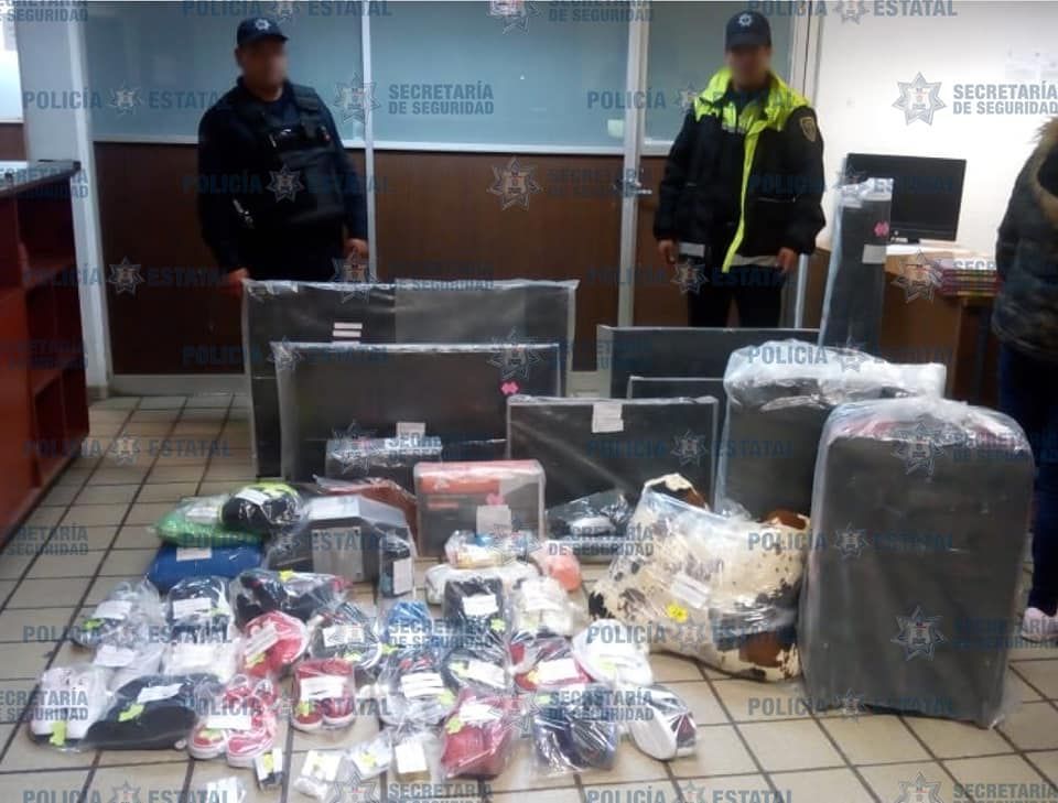 Recupera Secretaría de Seguridad más de 300 mil pesos en artículos electrodomésticos robados