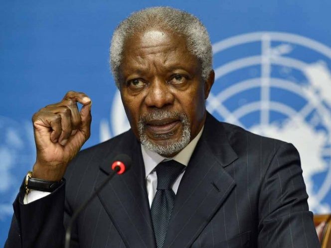 Muere Kofi Annan, exjefe de la ONU y Nobel de la Paz