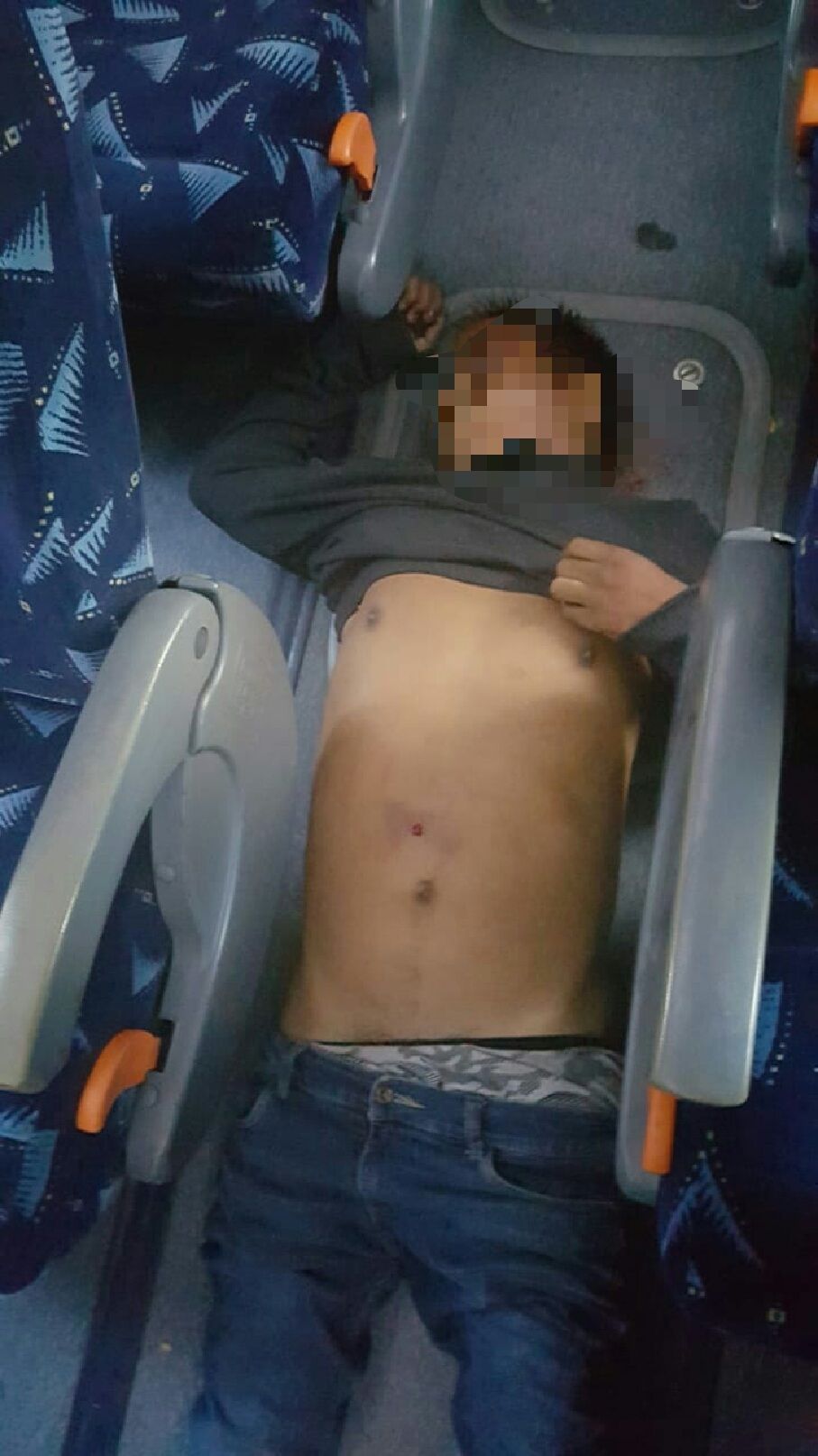 
Asaltante muerto en un autobús en la México