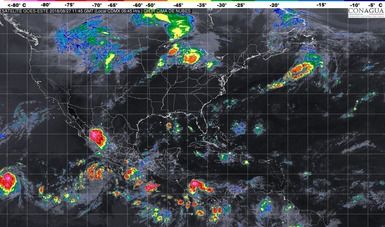 Se prevén tormentas intensas en Chiapas y muy fuertes en Oaxaca, Guerrero, Veracruz Tabasco y Campeche