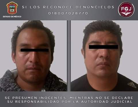 Detienen a dos por robo a cuentahabiente en Ecatepec 