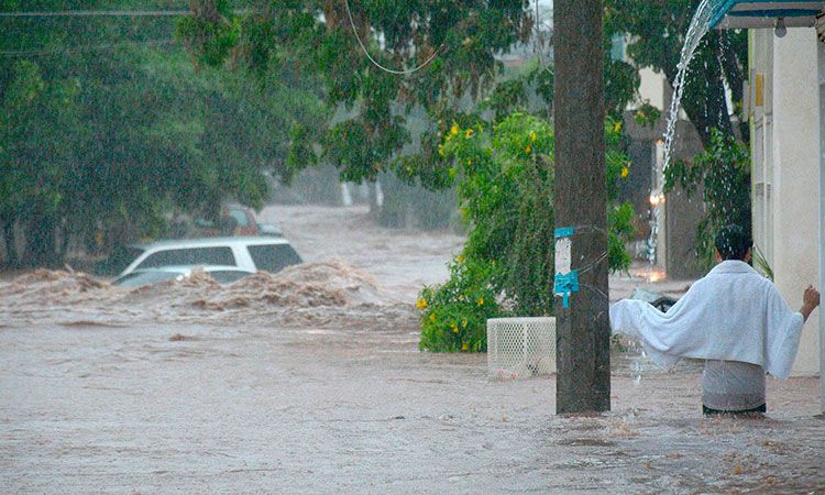 Estado de emergencia en Sinaloa por las lluvias