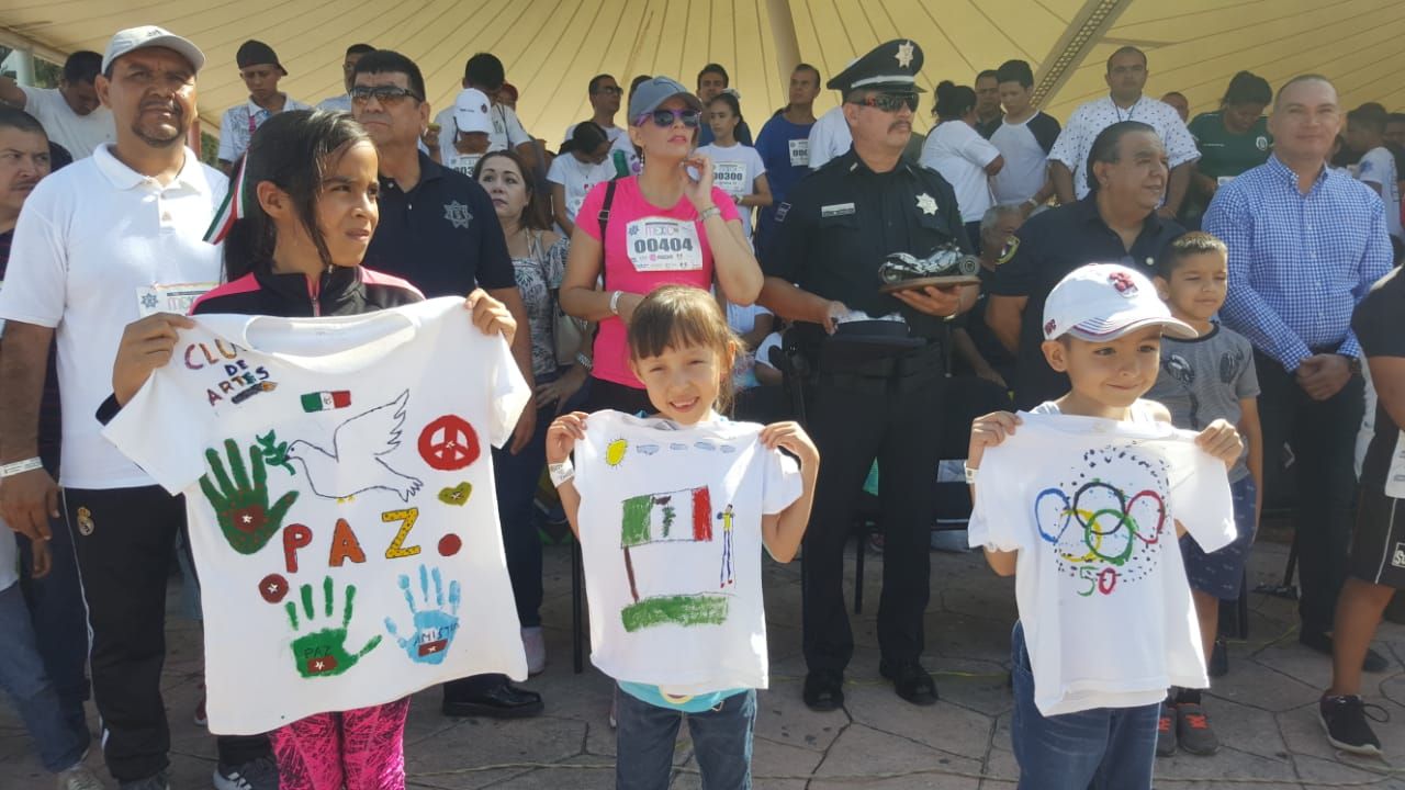 Policía Federal y Comité Olímpico Mexicano realizaron carrera-caminata en los 32 Estados de la república mexicana
