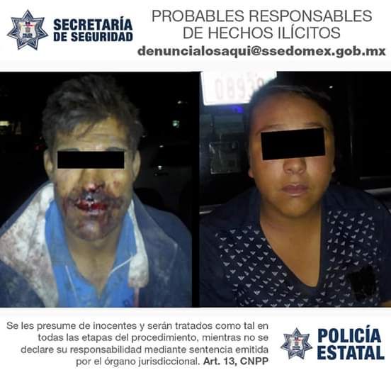 Rescatan a pareja de ser linchados en Cuautlalpan, Texcoco