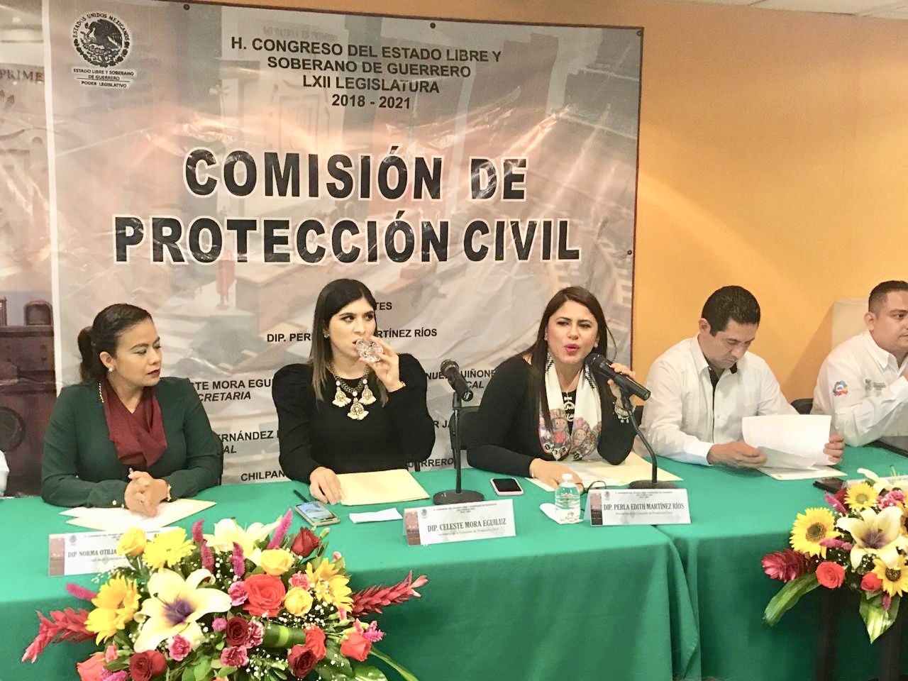 Instala Perla Edith Martínez la Comisión de Protección Civil en el Congreso local 
