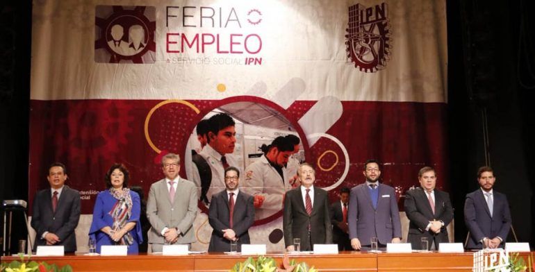 Mario Alberto Rodríguez Casas, Director General del IPN inauguró la Feria del Empleo y Servicio Social 2018