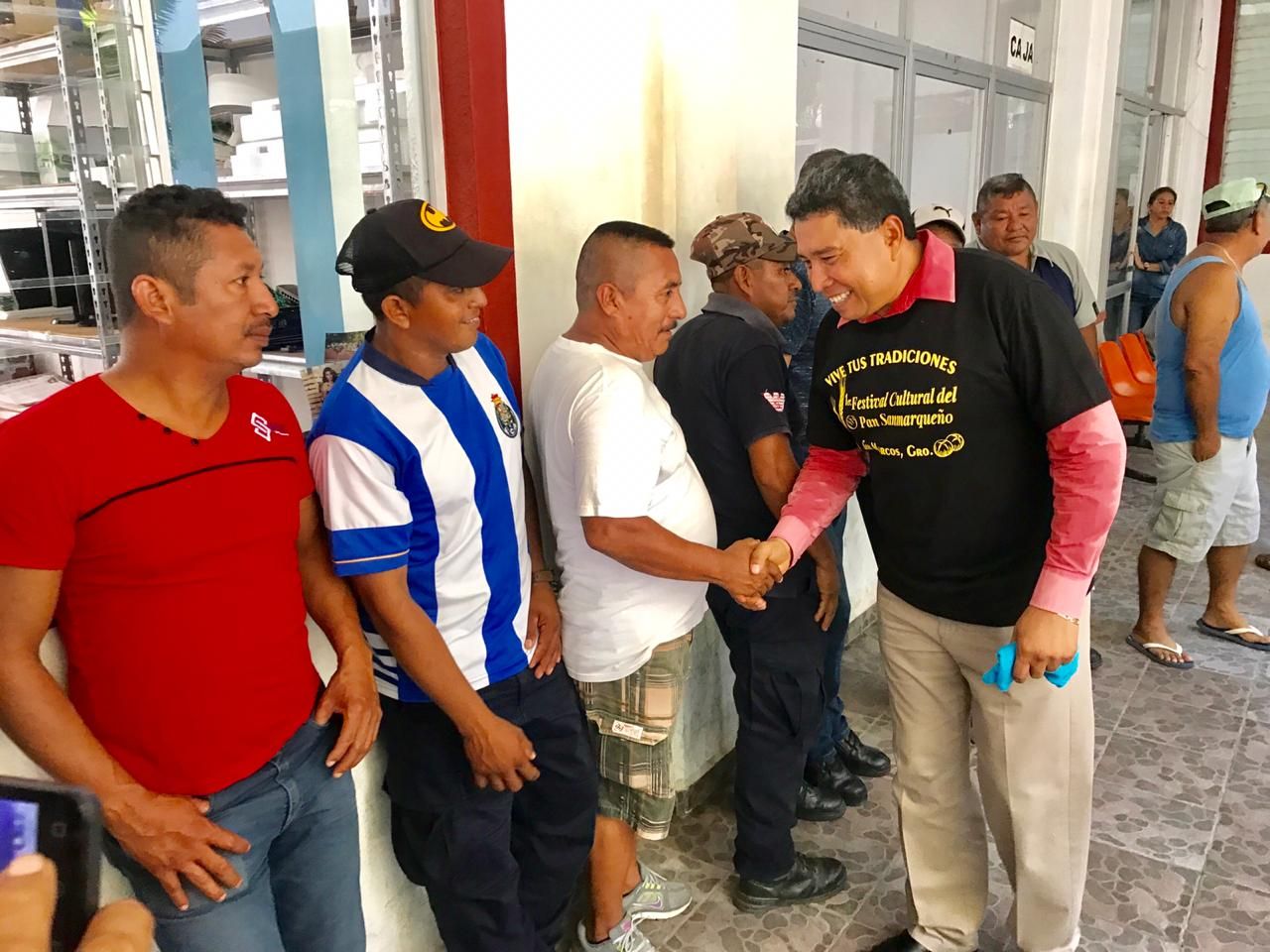 Respalda alcalde de San Marcos a comisarios del municipio