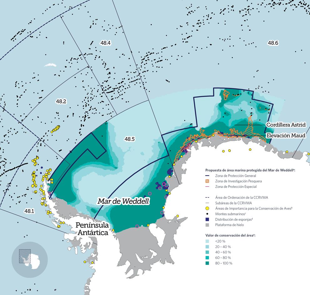 Antártida: Bloquean la iniciativa europea de creación de la mayor reserva marina del mundo