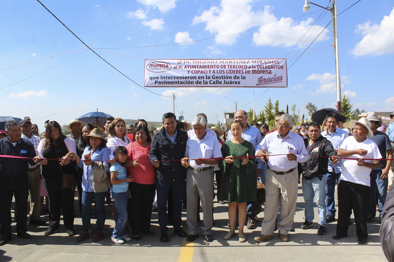Ayuntamiento de Texcoco entrega obras en Santa María Tecuanulco 