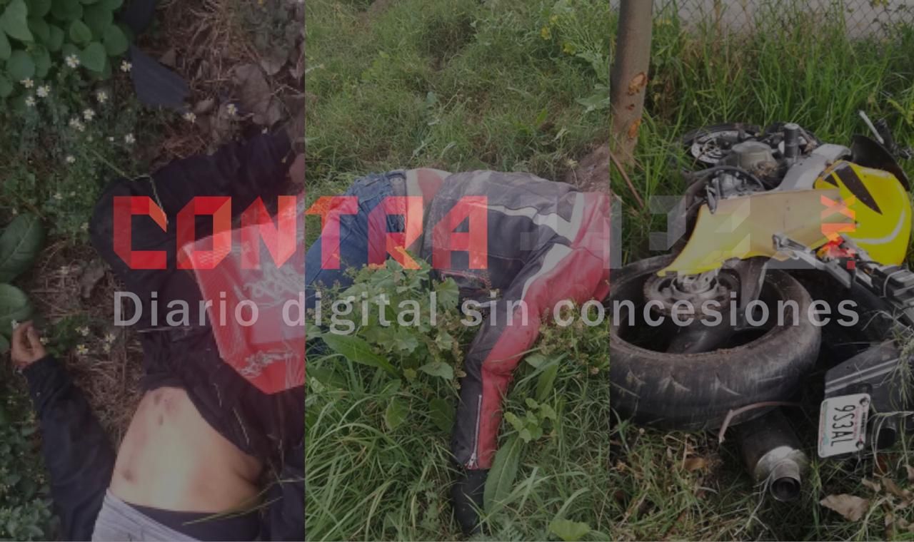 Pareja de motociclistas muere sobre la Peñón- Texcoco