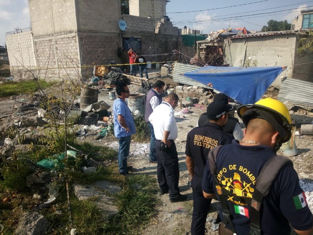 Explosión en Tultepec deja dos muertos