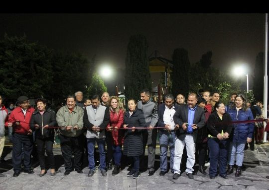 Ayuntamiento de Texcoco entrega parque comunitario en El Tejocote