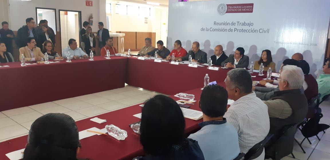 Comisión de PC de la legislatura sesiona en san juan Ixhuatepec a 34 años de la tragedia.