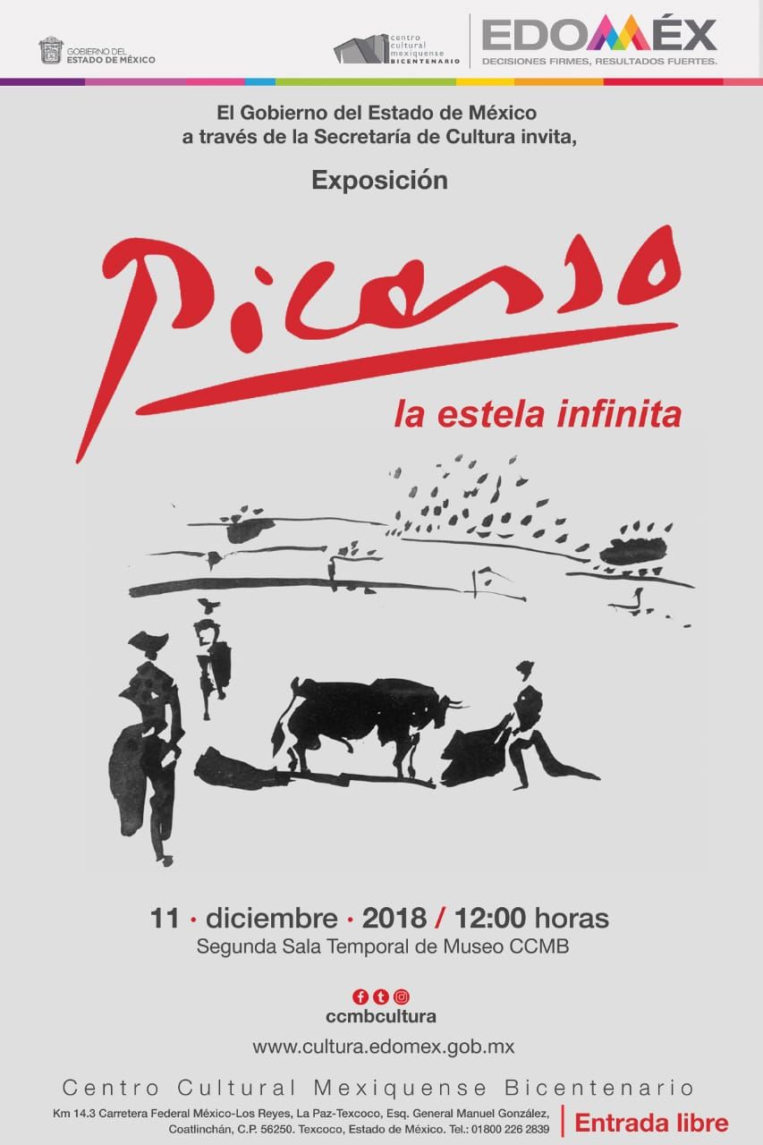 Llegan 26 obras originales de Picasso al CCMB, Texcoco 