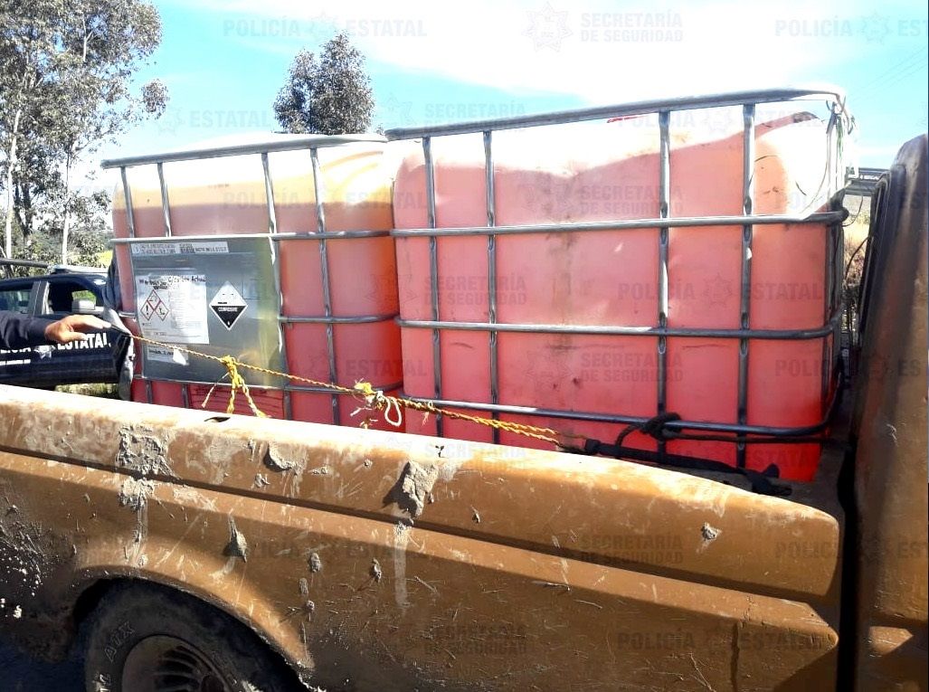 Policías recuperan  dos mil litros de combustible extraído de manera ilegal  

