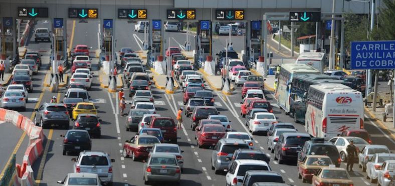Autopista México-Cuernavaca registra el mayor aforo vehicular