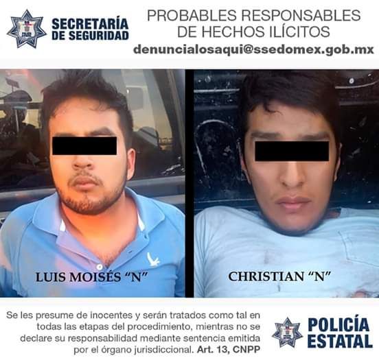 Tras persecución, detienen a dos presuntos secuestradores en Ecatepec 