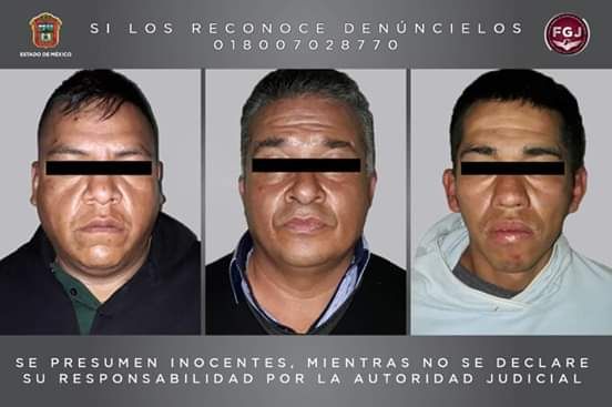 Procesan a tres presuntos asaltantes en Texcoco 