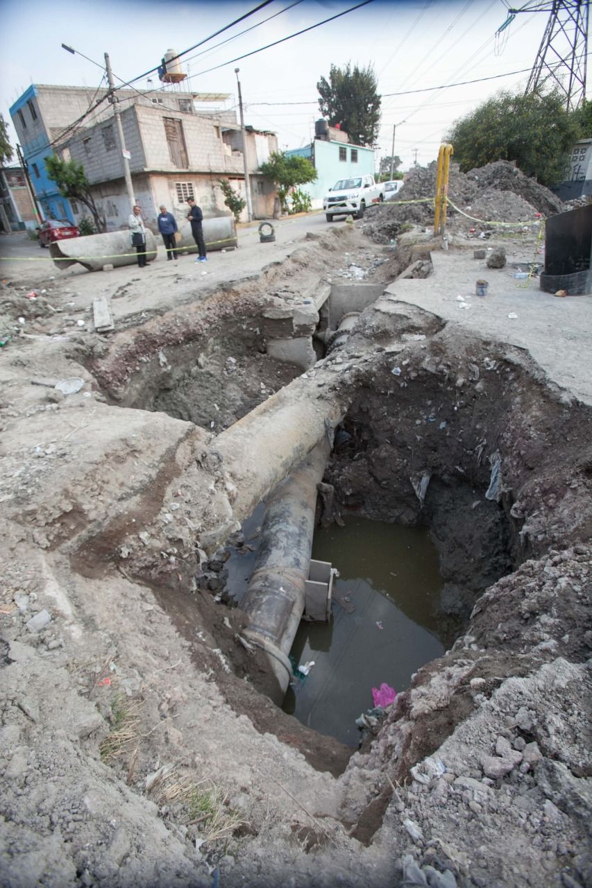 Detectan fuga que dejó sin agua a 26 colonias de Ecatepec; tenía 9 años sin ser reparada

