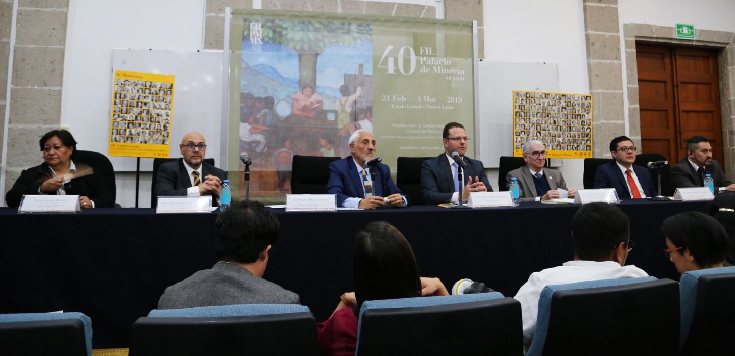 Fondo Editorial del Estado de México participa en la FIL en Palacio de Minería 