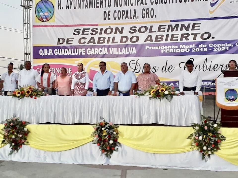 Rinde Lupita García Villalva informe de 100 días de trabajo en Copala 