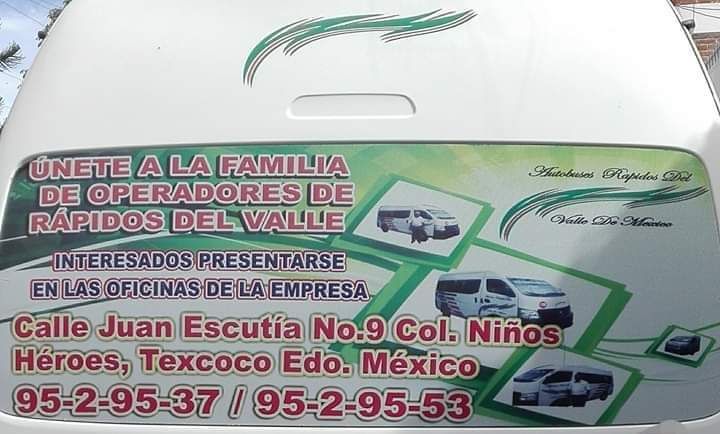 La línea de el  transporte Rápido del valle de México exige dar un buen servicio a sus operadores con responsabilidad