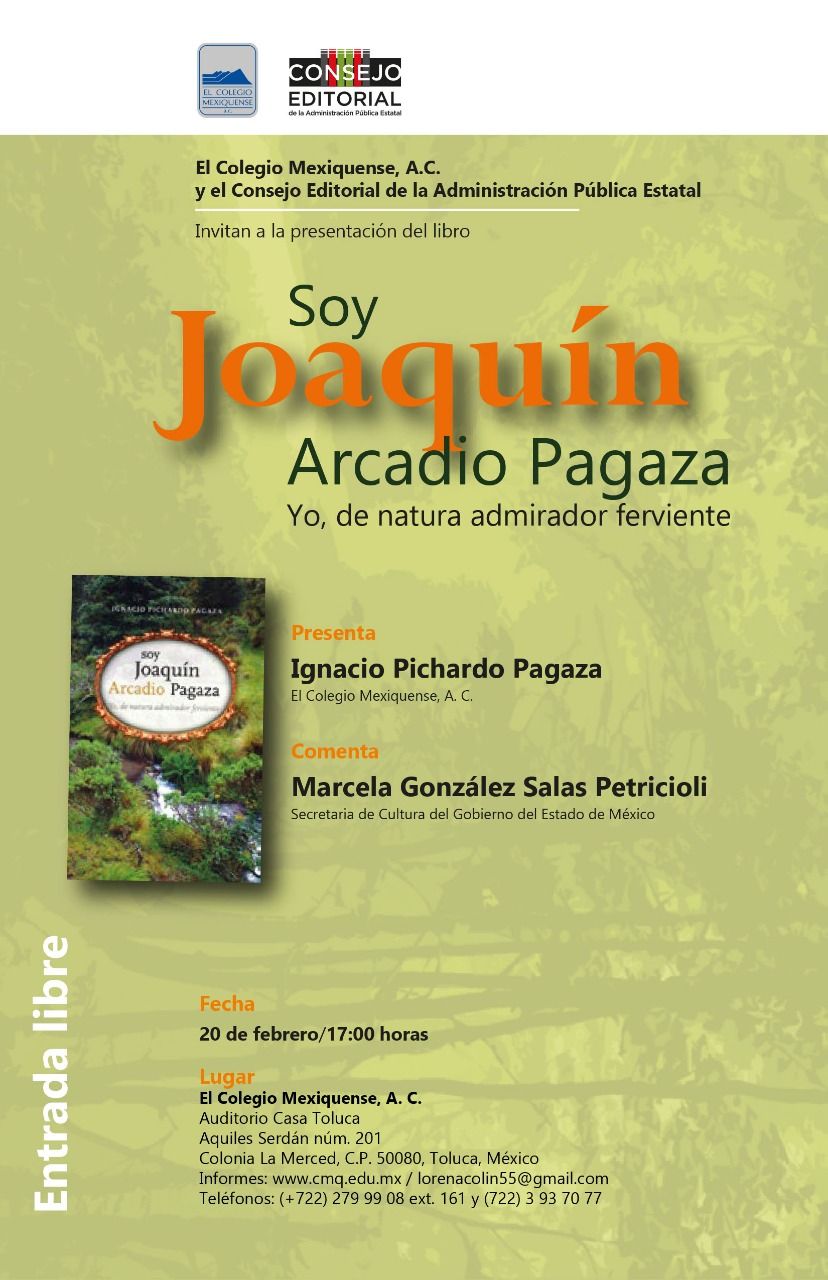 Presentan libro sobre la vida de Joaquín Arcadio Pagaza.