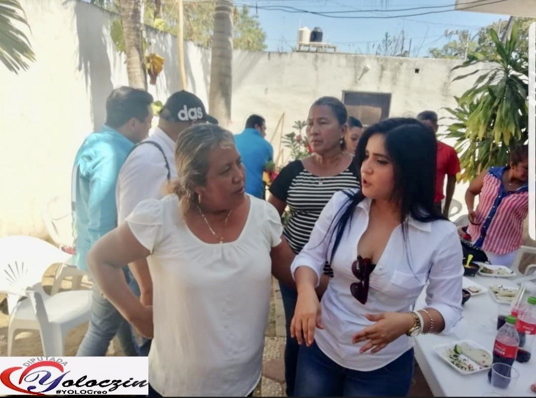 Camina Yoloczin Domínguez junto al pueblo; escucha sus demandas 