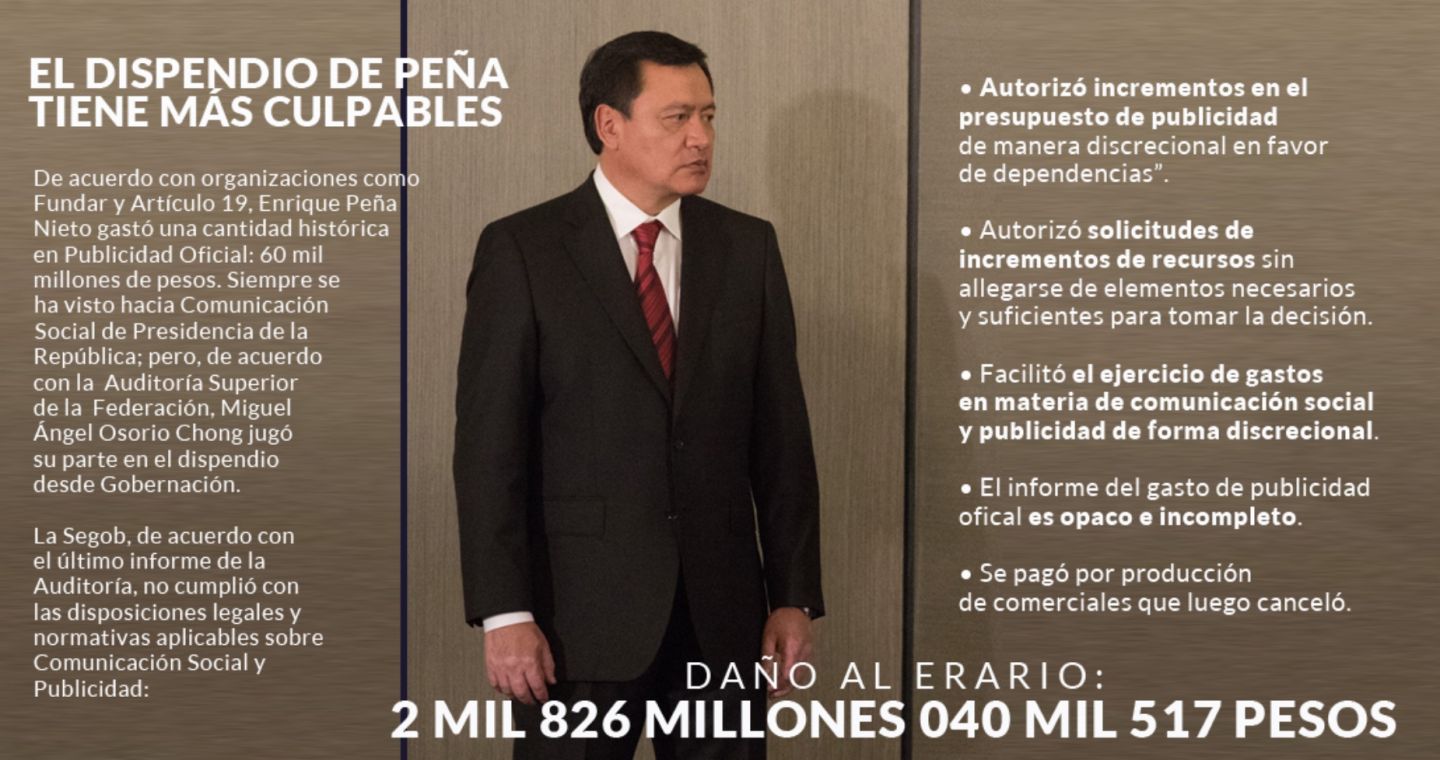 ASF encuentra a Osorio Chong otro probable daño patrimonial; ahora es de 3 mil millones