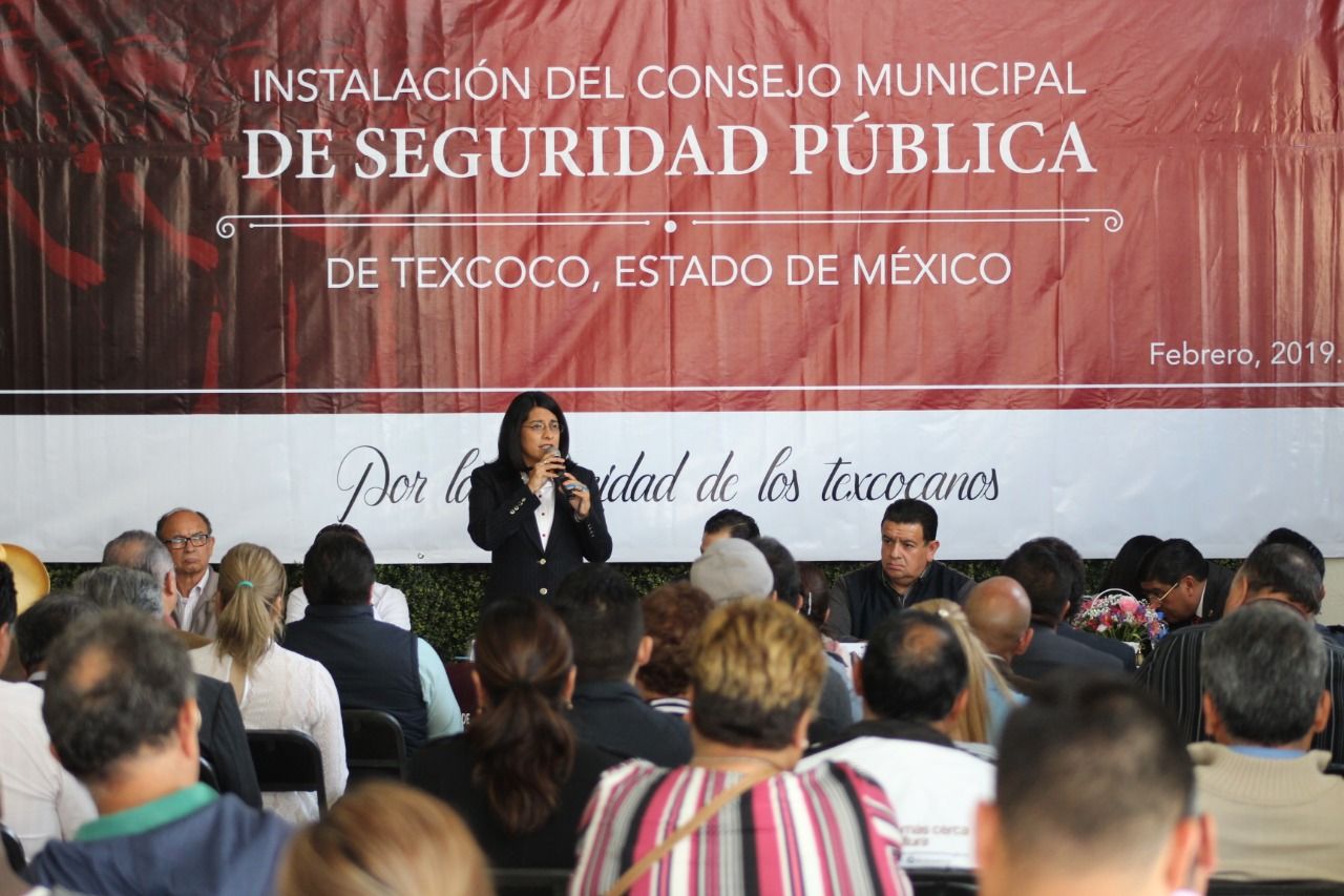 Quedó integrado el Consejo Municipal de Seguridad de Texcoco