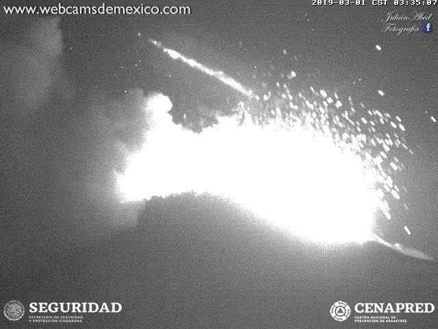 Arranca el Popocatépetl con mucha actividad en marzo