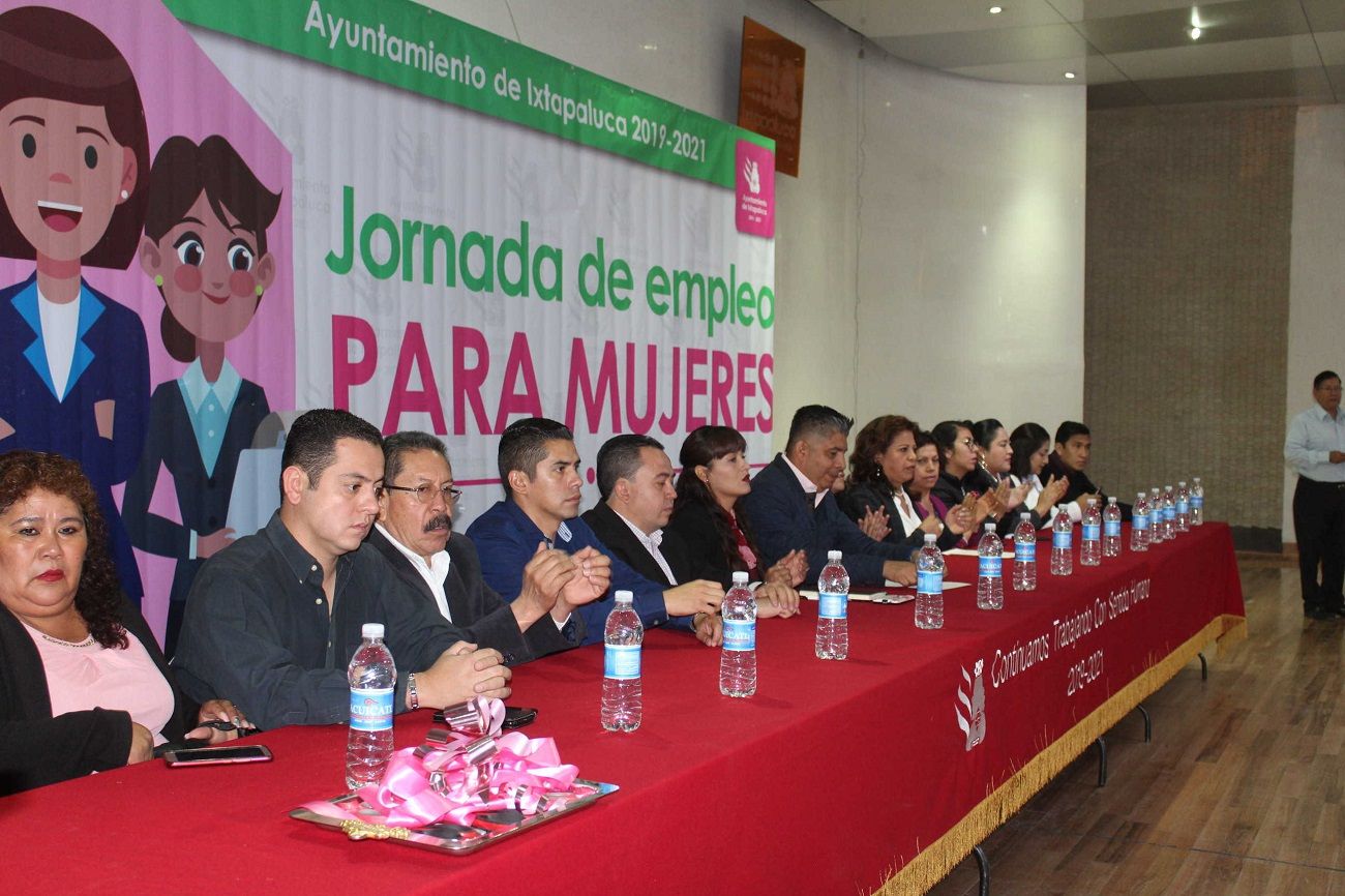 Ofertan empleos en Ixtapaluca en el Día Internacional de la Mujer