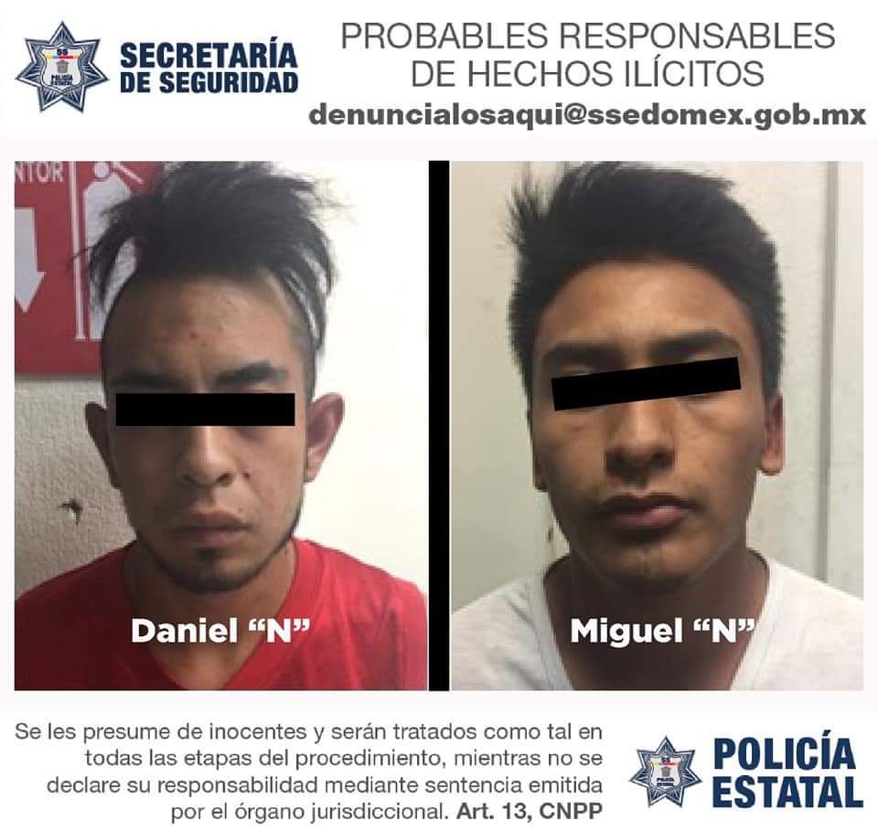 Detienen a dos narcomenudistas en Cuautitlán Izcalli
