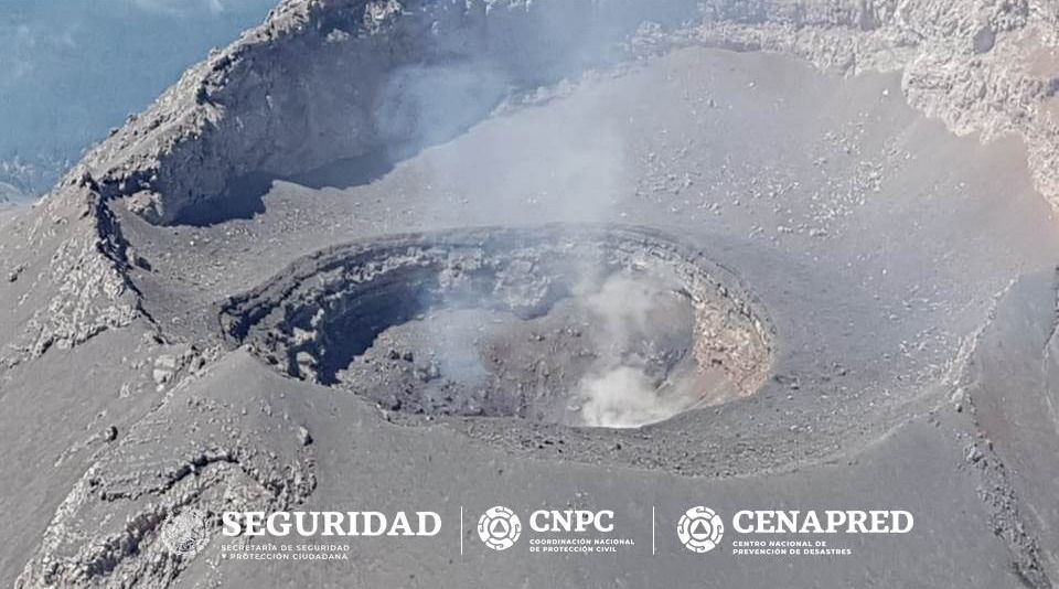 Continúa volcán Popocatépetl en semáforo amarillo fase 2