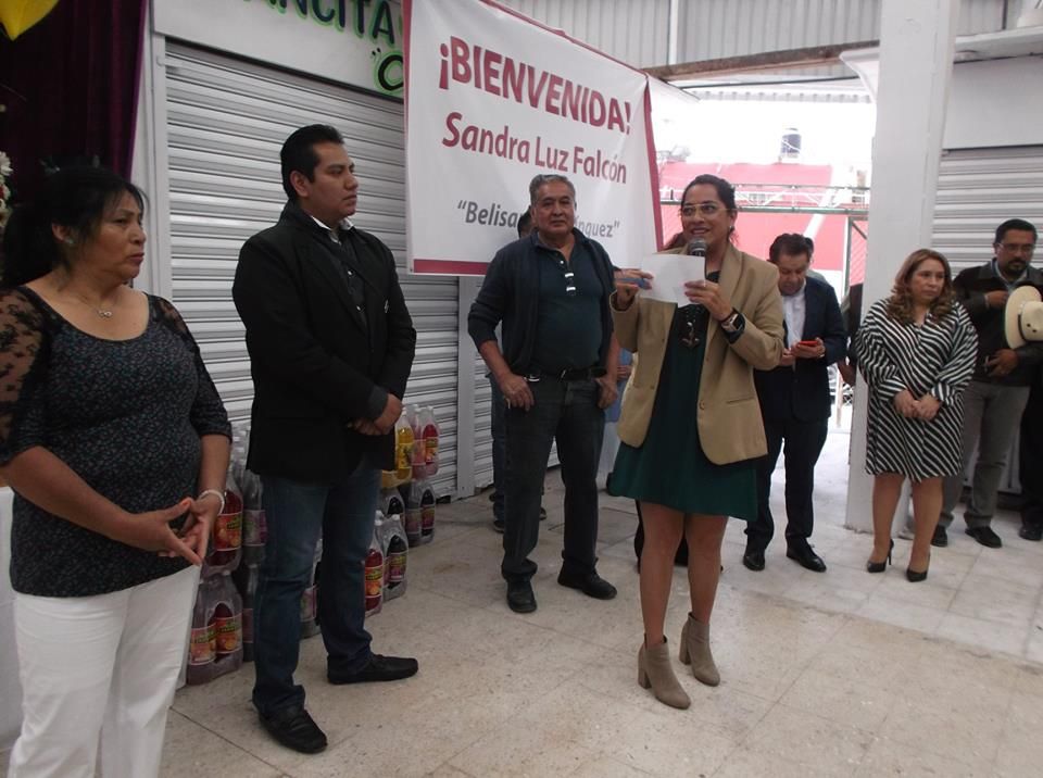 Inauguran techumbre mercado Belisario Domínguez en Texcoco