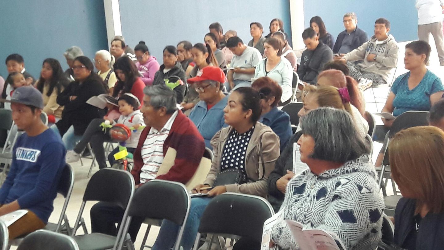 Rinde informe de trabajo Delegada de Santa Cruz de Arriba, Texcoco