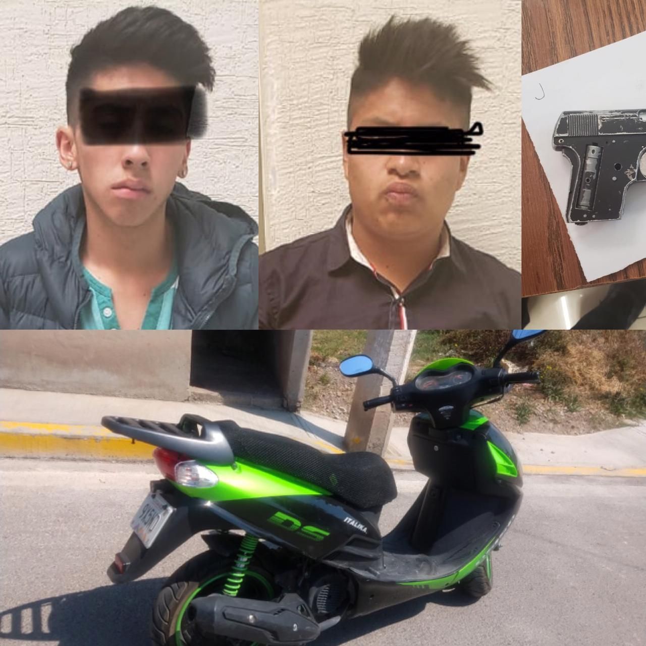Detienen en Chiautla a ’Brayan’ y su cómplice tras robar moto en Texcoco
