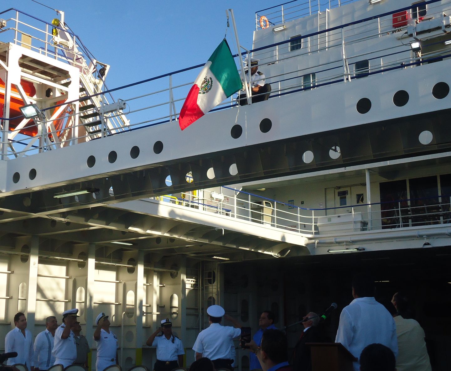 La Secretaría De Marina, Como Autoridad Marítima Nacional, Participa En La Ceremonia De Abanderamiento Del Remolcador ’México Star’