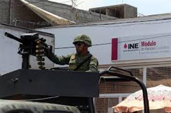 Para garantizar la seguridad en las elecciones de Puebla el INE pide ayuda a SEDENA

